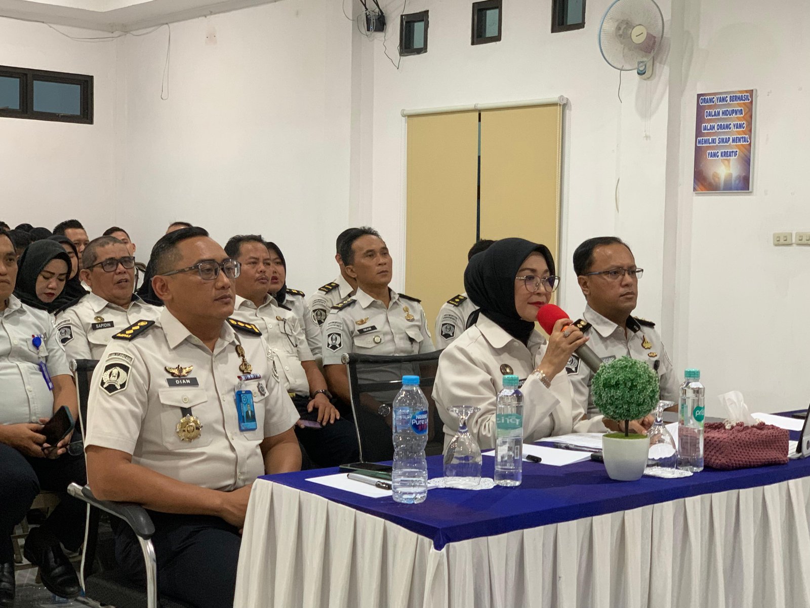 Kakanwil Ditjenpas Babel Berikan Pengarahan dan Penguatan kepada Seluruh Jajaran, Tekankan Disiplin dan Peningkatan Kinerja